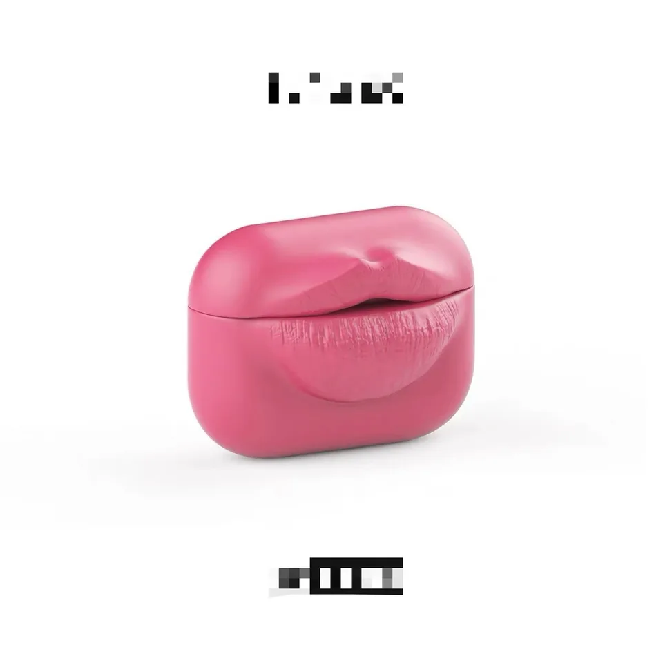 Barbie Soft Lip slúchadlá, vhodné pre bezdrôtové slúchadlá Apple Bluetooth, puzdro na slúchadlá, ochranu silikónových slúchadiel