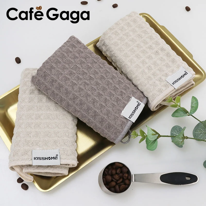 Barista uteráky na kaviareň čistiace handry kaviarne Parné prútik Špeciálne handrové uteráky domáce kuchynské doplnky