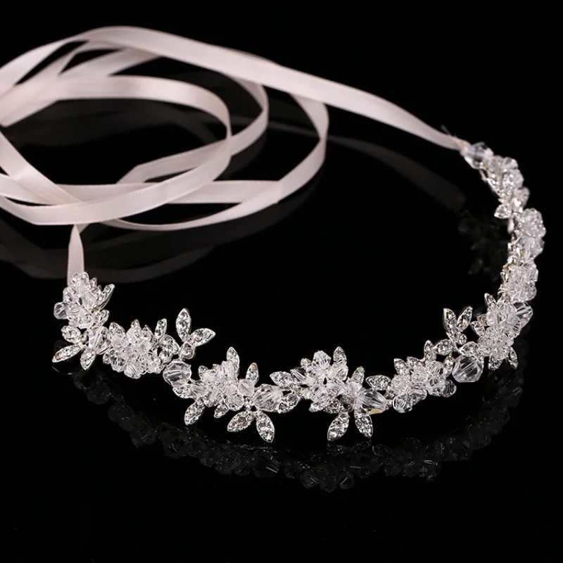 Barok Luxury Hairband Crystal Headband for Women Prom Party Party Svadobné svadobné kadernícke doplnky šperky kapela čelenka Tiara Gift