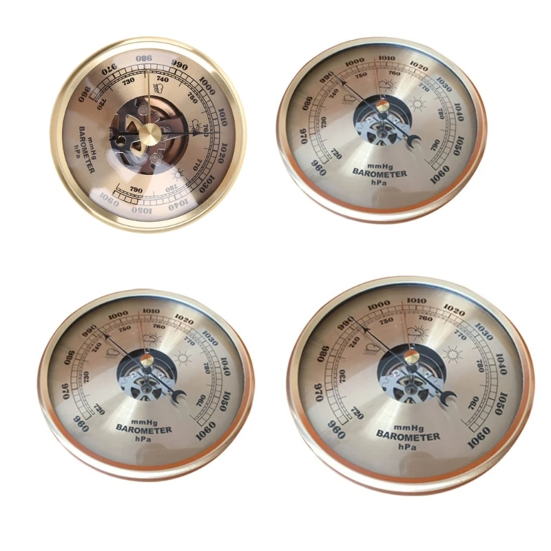 Barometer 180/130/90/70 mm na stenu pripevneného barometra perspektíva okrúhly