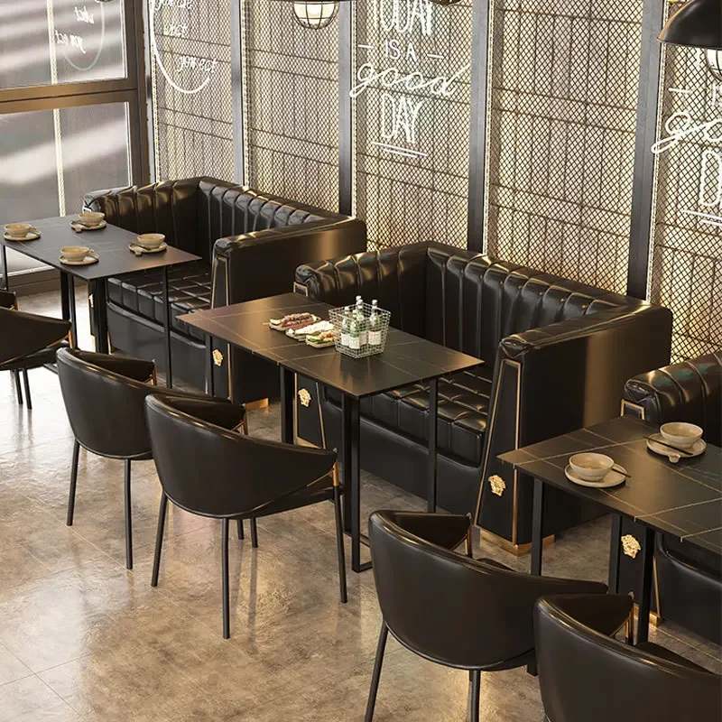 Barový nábytok číry bar Bar Cafe Light Luxury Sofa Booth Pub Restaurant Western Restaurant Table a Kombinácia stoličiek Commercia