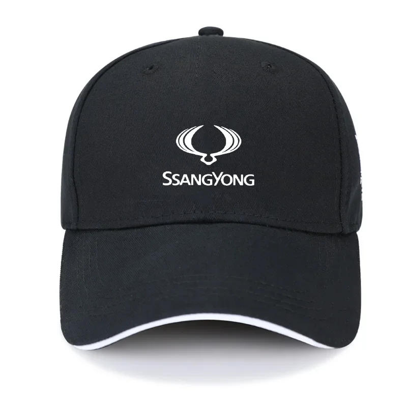 Baseballové čiapky jarné letné športové čiapky Solid hip hop klobúk pre Ssangyong Korando 2021 Rexton Kyron Musso Actyon Rodius