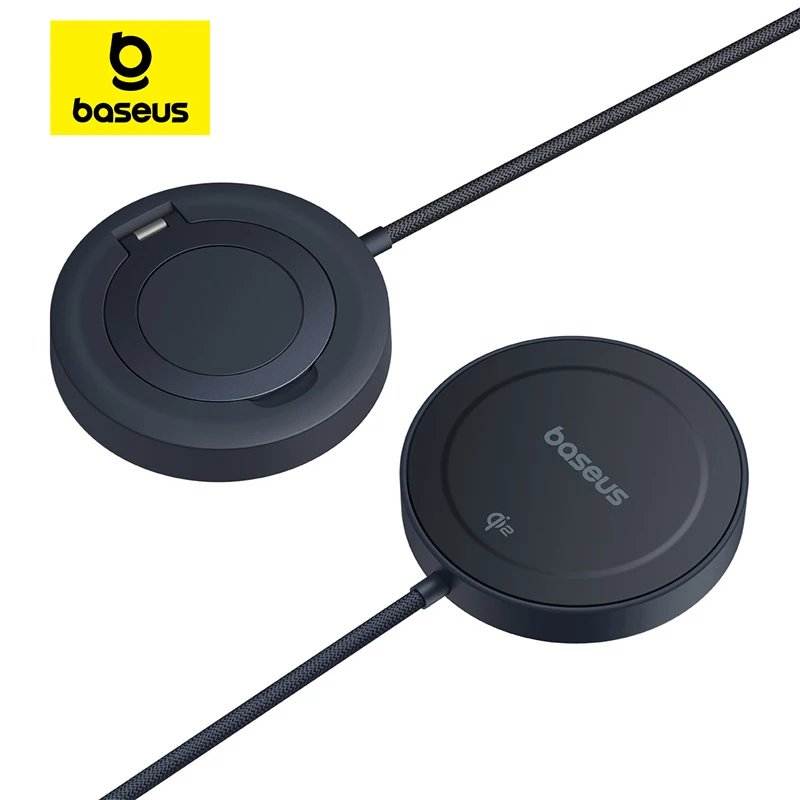Baseus 15W Magnetic Wireless nabíjačka QI2 certifikovaná rýchle nabíjanie vstavané nabíjačku pre iPhone 16 15 14 13 13 Pro Max
