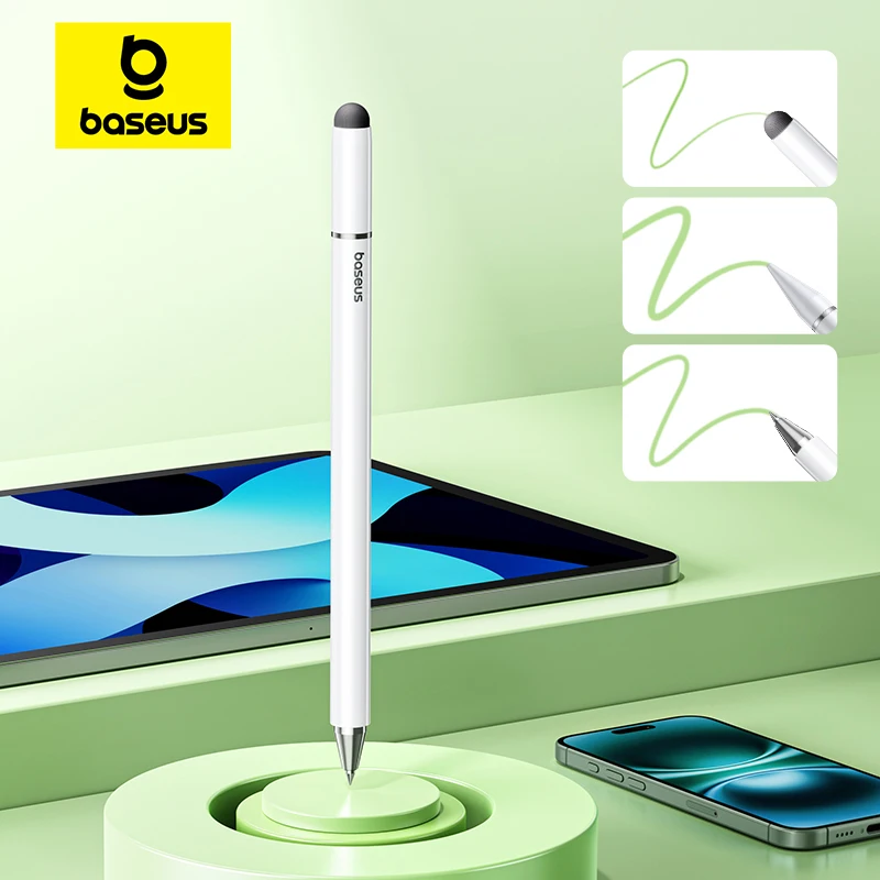 Baseus 3 v 1 stylus pero pre iPhone pre iPad všetky ceruzky na tablety pre Samsung Xiaomi Pad Huawei Matepad Draw Draw Touch Pen