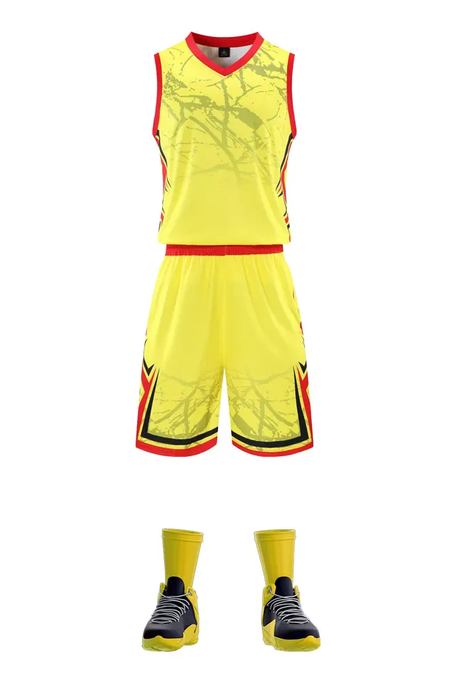 Basketbalová uniforma študentské športové hry Jersey Training Team Uniforma Men's Falošné dvojdielne s krátkym rukávom
