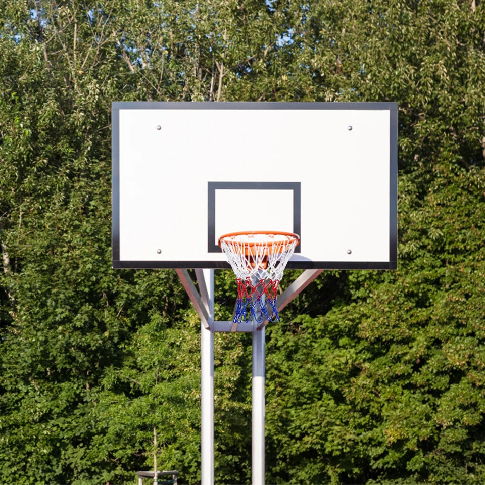 Basketbalový obruč Outdoor Sports Basketball Basket Basket Štandardný basketbalový okraj sieť všetkých počasí Trifarebná športová zábava