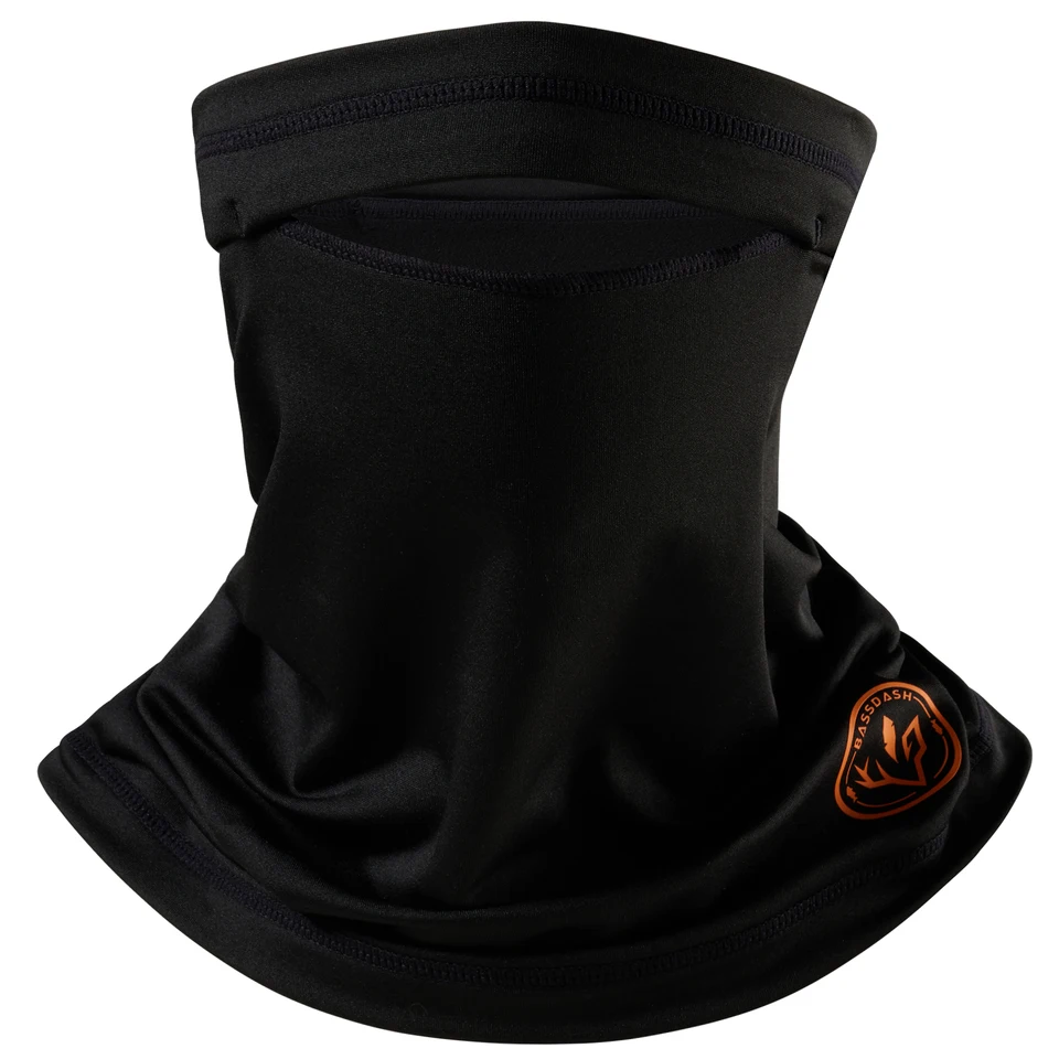 Bassdash fleece krk gaiter s nosnou dierou zimná tvár Maska pre mužov Ženy odolné