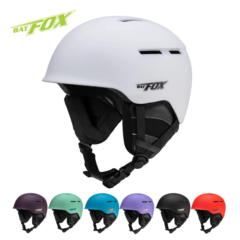Batfox lyžiarska prilba snowboardové korčuľovanie Ženy Muži pre protiľahlé lyžiarske lyžiarske lyžovanie teplá bezpečnostná čiapka Light Outdoor Sports Cycling prilby