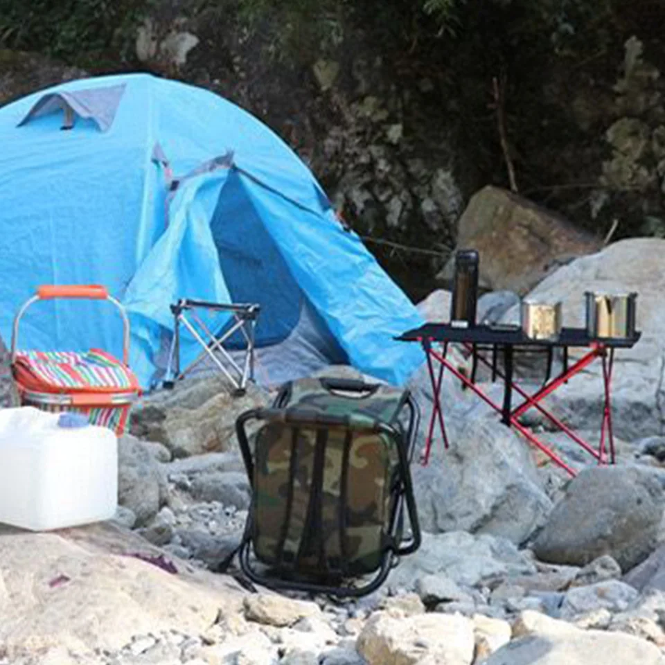 Batoh chladiča stoličky ľahká kapacita skladacia stolička pre cestovnú pláž turistický piknik rybársky batoh stoličky