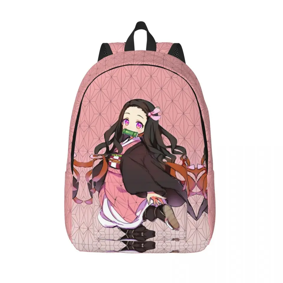 Batoh Demon Slayer Nezuko Kamado pre materskú školu Študentská kniha v základnej škole Daypack Sports