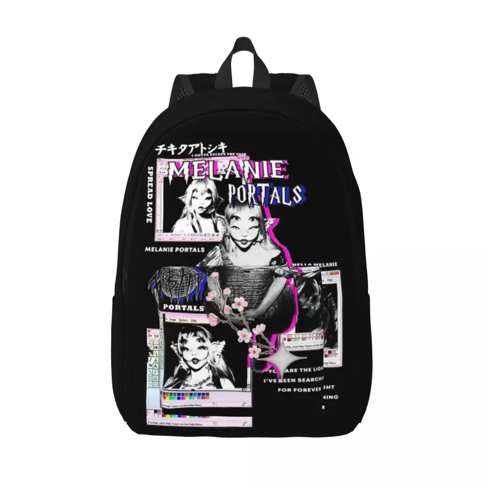 Batoh Melanie portálov pre mužov Ženy Cool High School High School Daypack Daypack Melanie Martinez prenosný počítač Canvas Bag Canvas