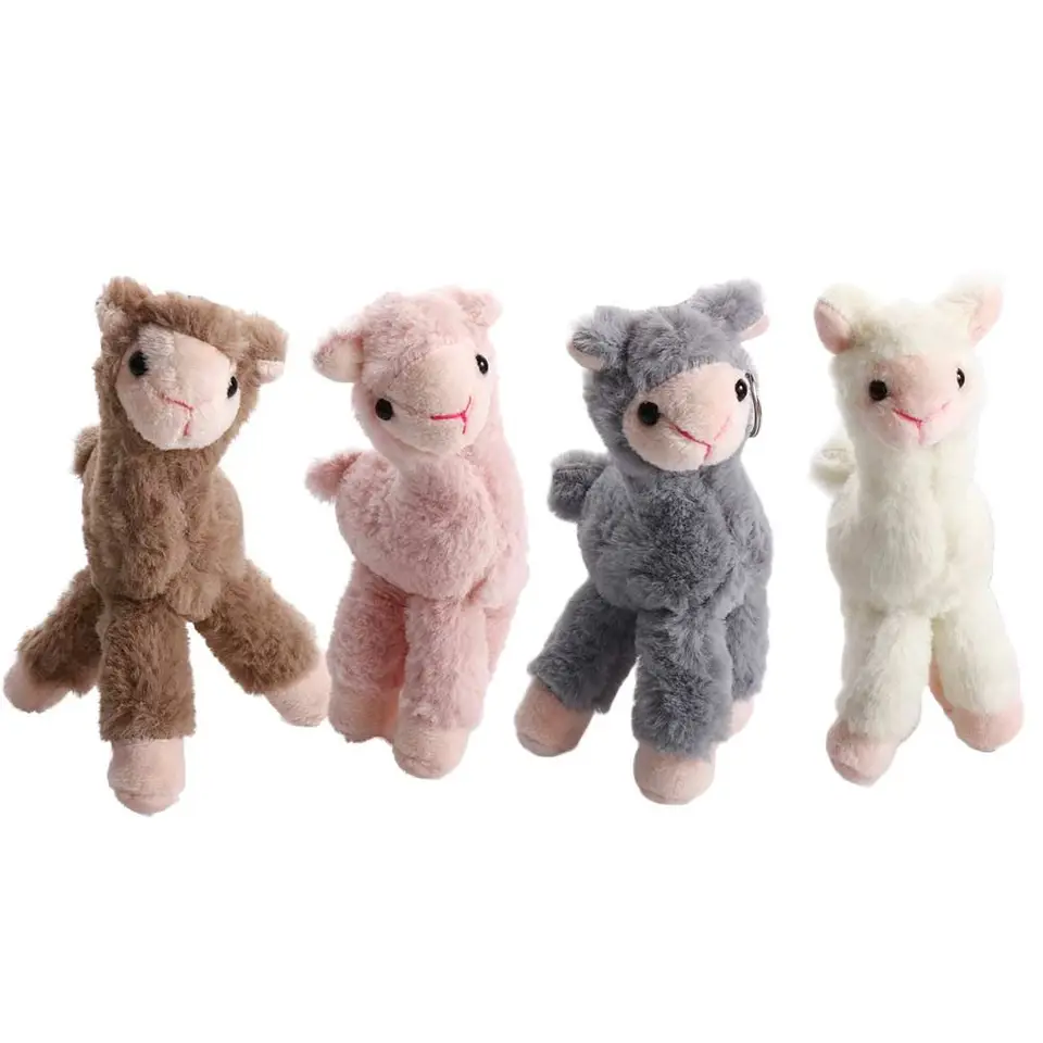 Batoh príslušenstva Key Drinket Kids Darčeková taška dekorácia alpaca keychain plnená hračkou Keychain ovčie kľúče kľúče zvierat Keyring