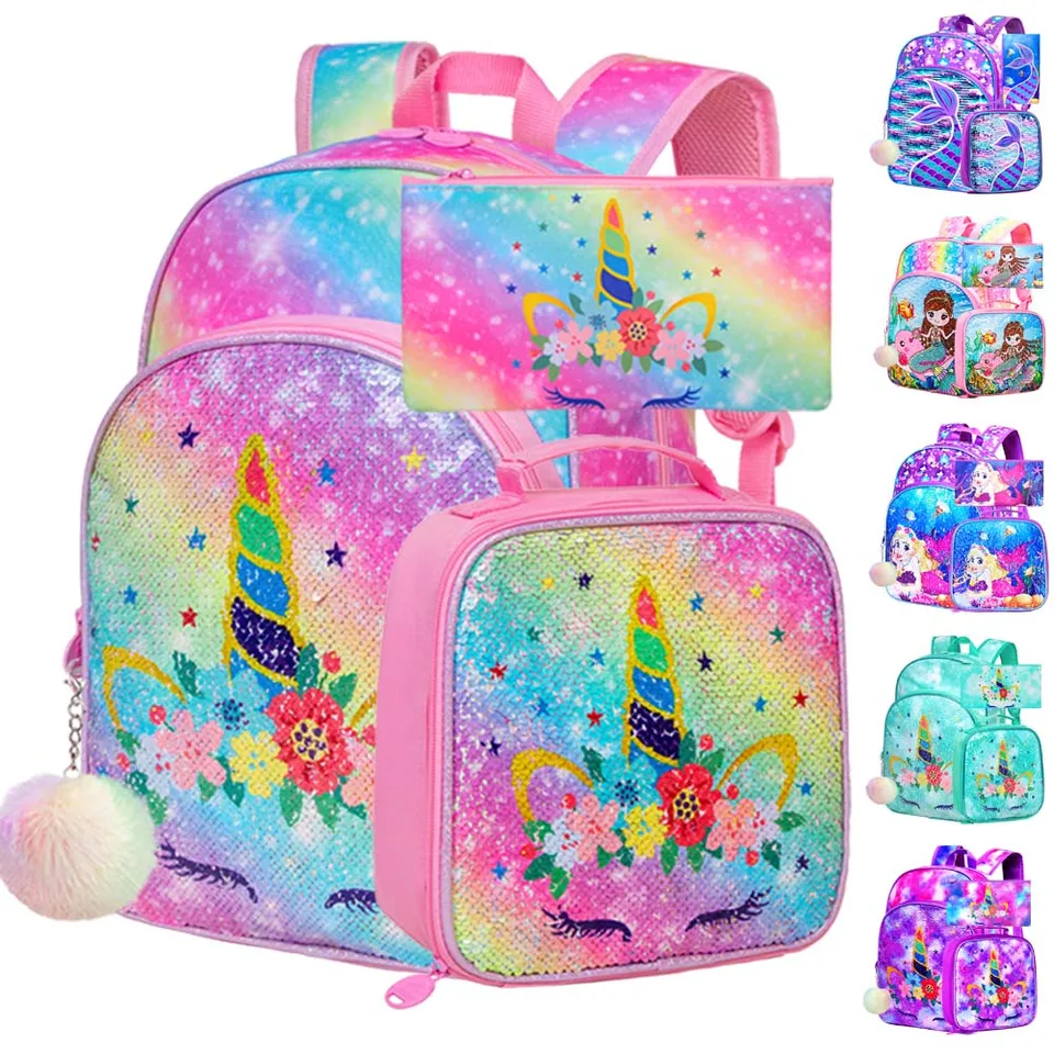 Batoh Unicorn pre dievčatá 3ks