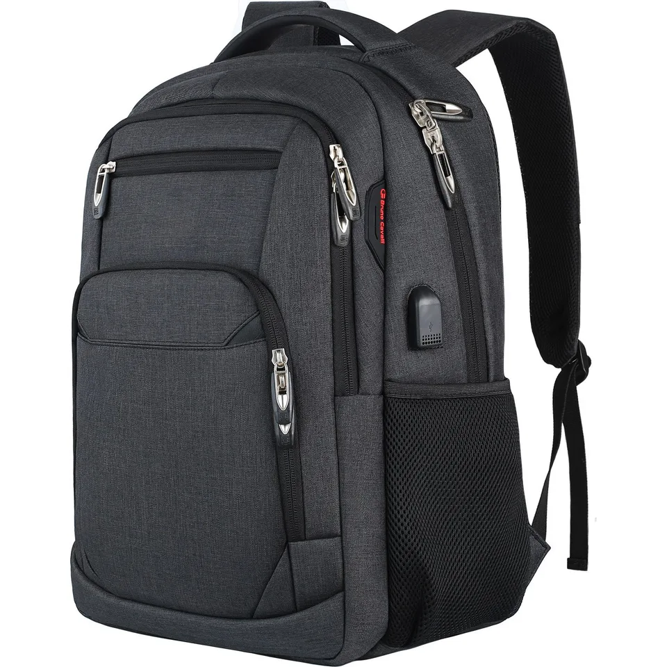 Batohy Mochila pre ženy a mužov veľkej kapacity Multifunkčný vodotesný batoh pre notebook s USB
