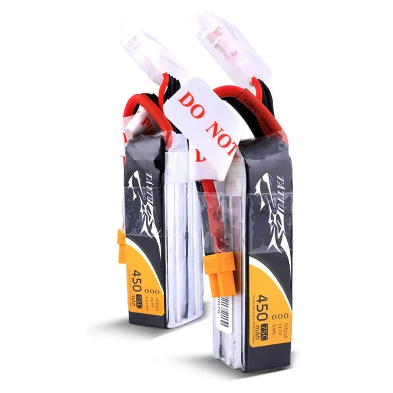 Batéria Ace Tattu LiPo 450 mAh 650 mAh 2s 3s 4s 75c s xt30 zástrčkami dlhá veľkosť batérie RC pre RC FPV Racing Drone