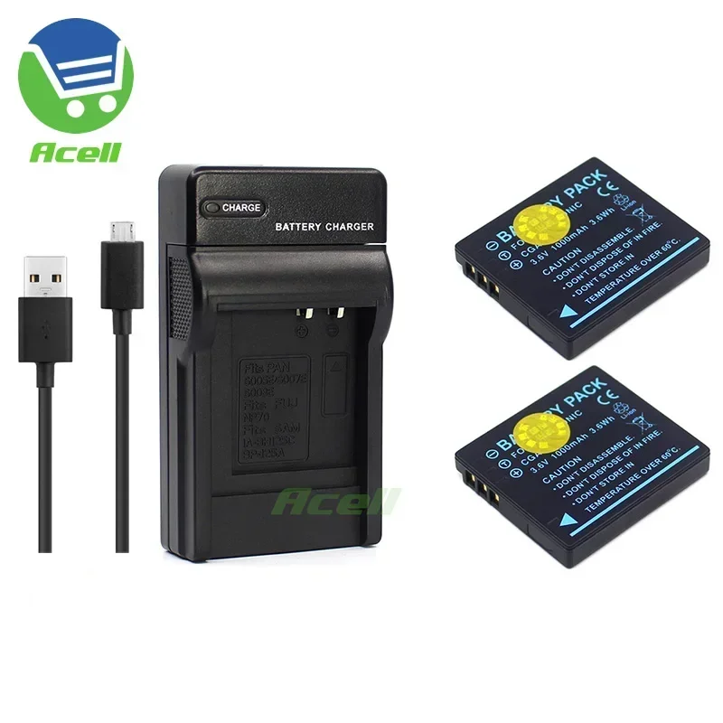 Batéria CGA-S008A alebo nabíjačka USB pre Panasonic SDR-S7 S9 S10 S15 S26 SW20 SW21 SW28 HM-TA1 CAMOAN