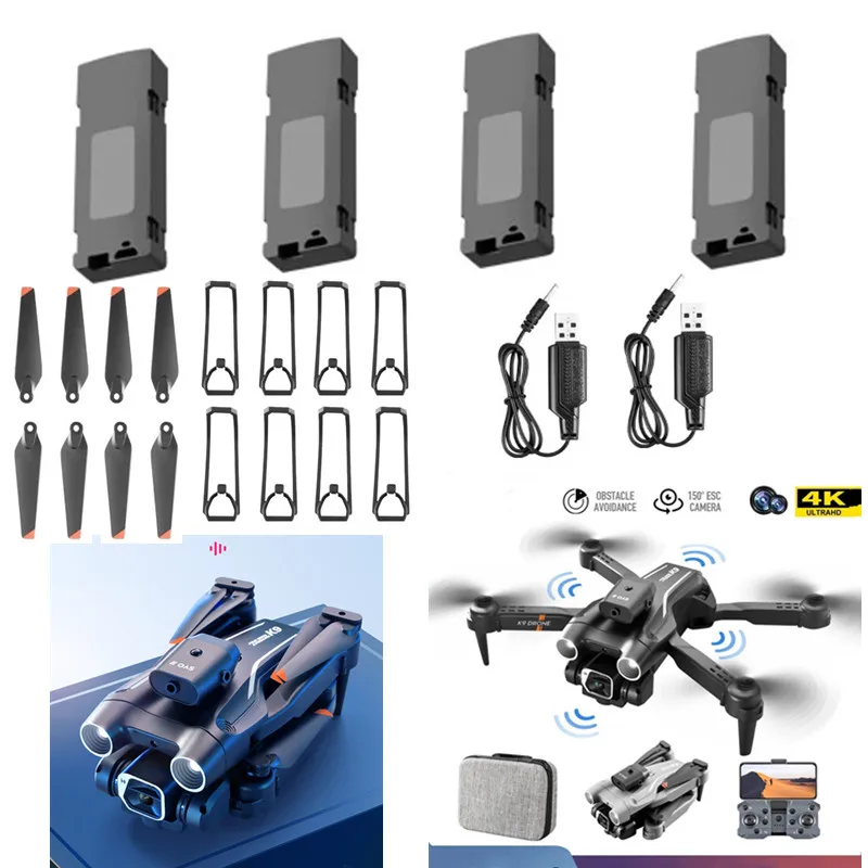 Batéria K9 Pro RC Drone Battery 3,7V 1800 mAh batéria /vrtuľa /USB pre K9 RC Quadcopter K9 Pro Drone Battery Arm Blades Hračky K9PRO DRON