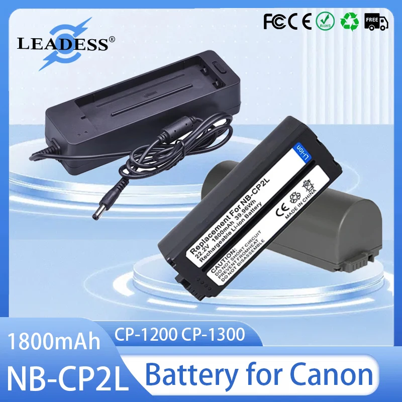 Batéria NB-CP2L NB-CP2LH +nabíjačka pre Canon Selphy NB-CP1L, CP1500 CP1300 CP1200 CP910 CP900 CP800 CP790 CP780 CG-CP200 batérie