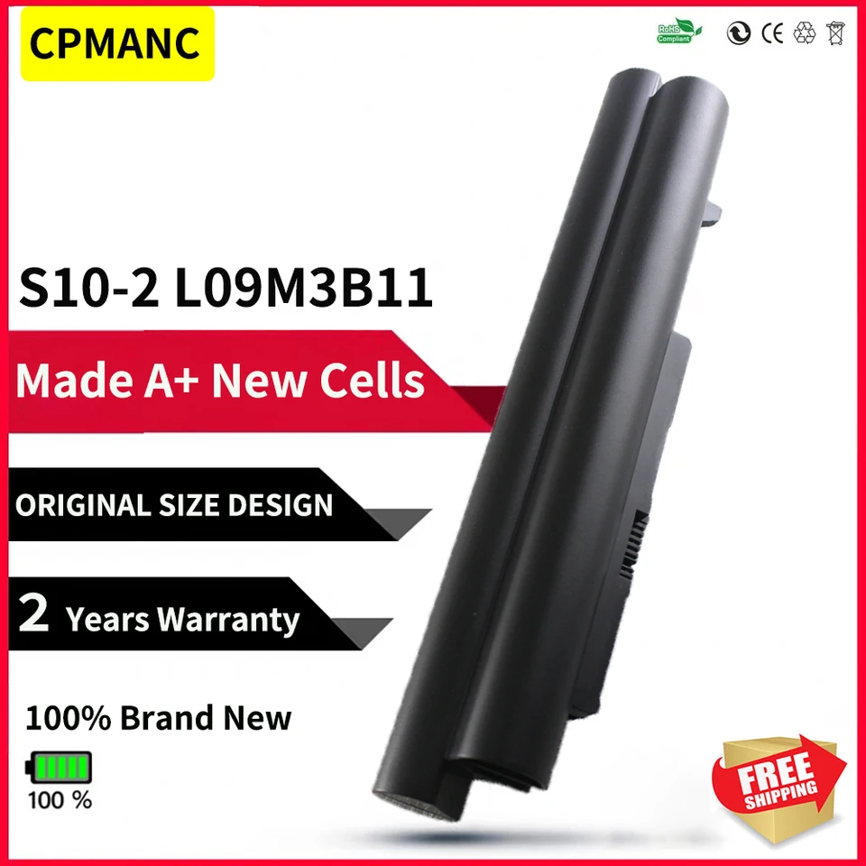 Batéria notebook CPManc 6Cells pre Lenovo IdeaPad S10-2 S10-2C S10-2C L09C3B11 L09C3B12 L09C6Y11 55Y2098 55Y9382 L09C6Y12