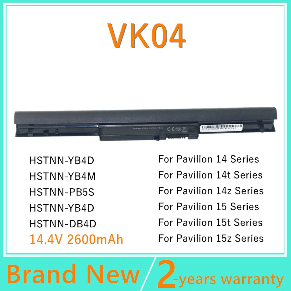 Batéria notebooku pre pavilón HP 14 14T 14Z 15 15t 15z H4Q45AA HSTNN-YB4D VK04 HSTNN-YB4D HSTNN-YB4M HSTNN-DB4D Volks Volks