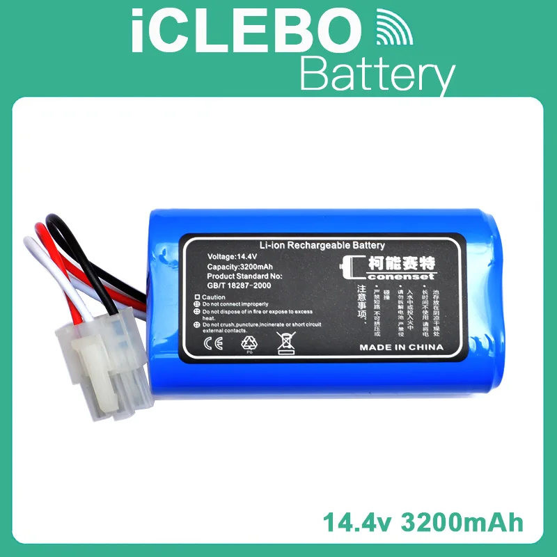 Batéria pre iClebo Arte YCR-M05, Pop YCR-M05-P, Smart YCR-M04-1, SMART YCR-M05-10, YCR-M05-10, YCR-M05-11, YCR-M05-20, YCR-M05, YCR-M05 -3