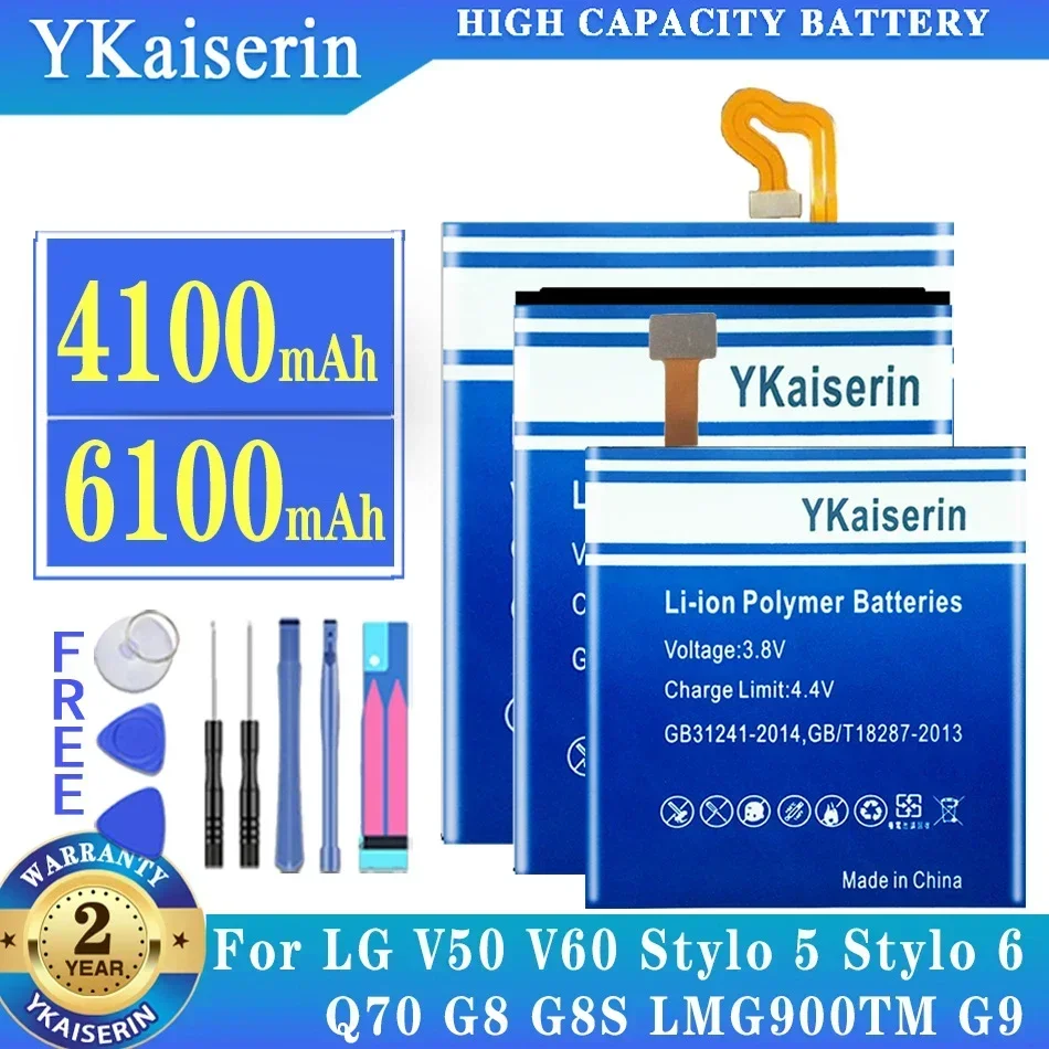 Batéria pre LG G8 G9 V50 V60 Thinq G8S Stylo 5 6 K50S LMG820QM7 LM-Q730MM LM-V500 LM-G810 LMQ720PS LMV600VM LMG900TM BL-T42