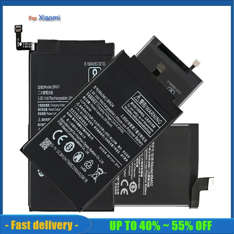 Batéria pre Xiaomi Redmi Poznámka 2 3 4 4x 5a 6 7 Pro 7Pro BM42 BM45 BM46 BN31 BN41 BN43 BN45 BN48 BN4A