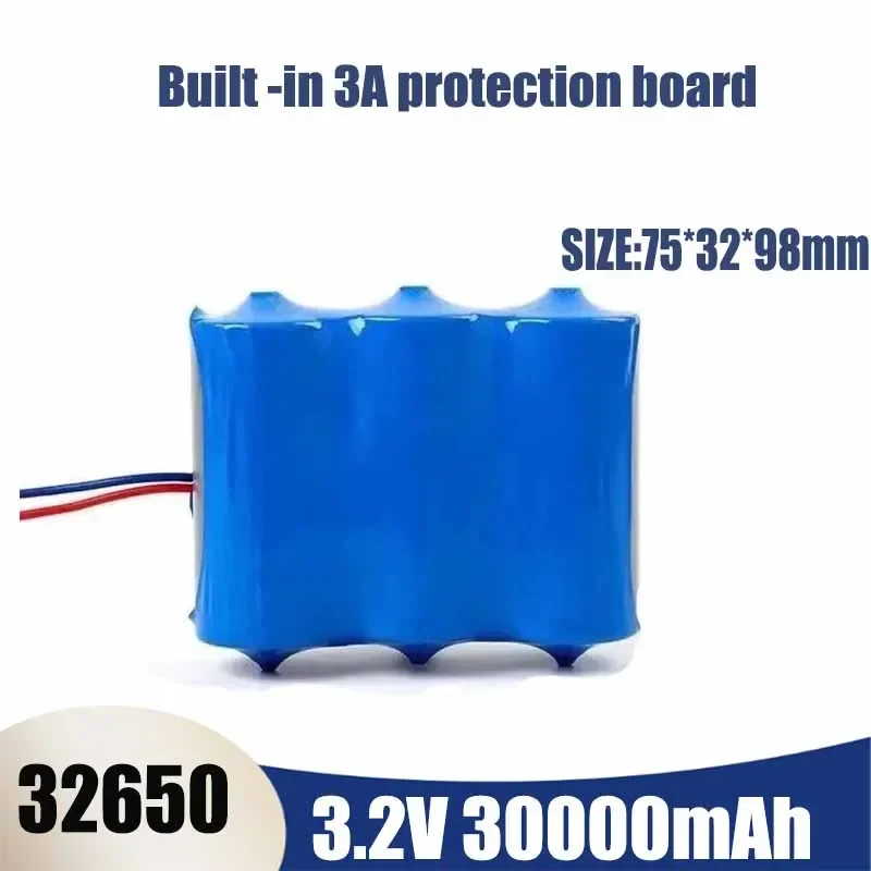 Batéria solárnej žiarovky 3,2 V 32650 Veľká kapacita lítium železná batéria Solárna pouličná lampa Lightlight Battery s ochranným panelom