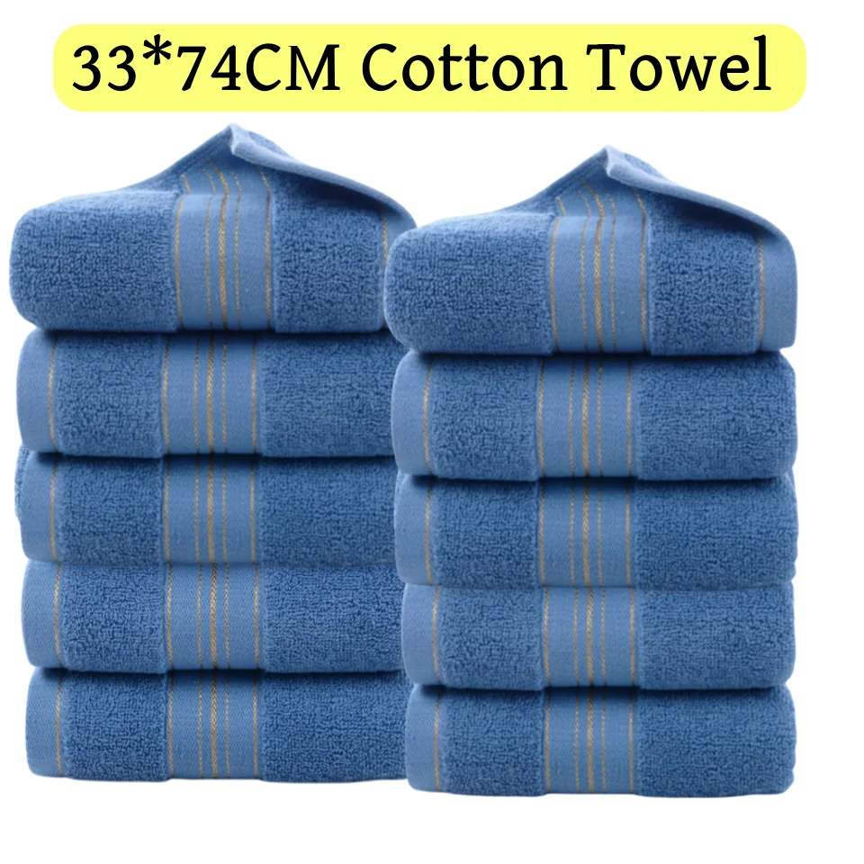 Bavlnená uterák zahustená absorpčná tvár pre tvár pre kúpeľňu Hotel Luxusný kúpeľňa 33*74 cm Veľkoobchod