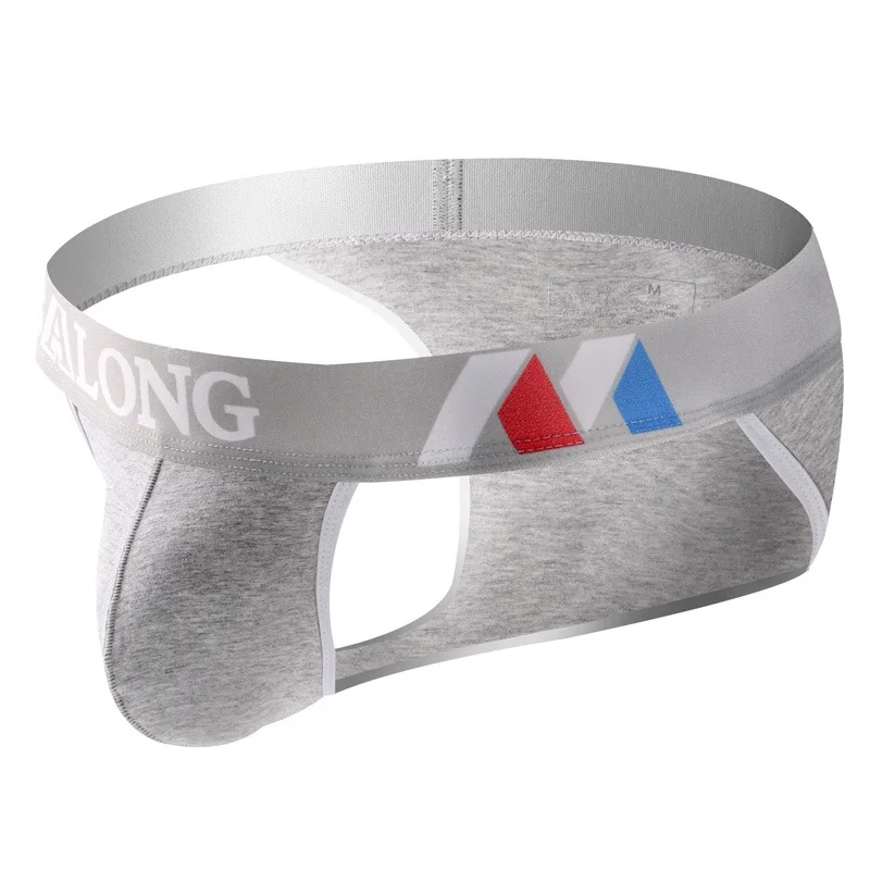 Bavlnené muži nohavičky s nízkym pásom sexy muži spodná bielizeň jockstrap vydutie puzdro Stručné gay mužské briefly cuecas calzoncillos hombre