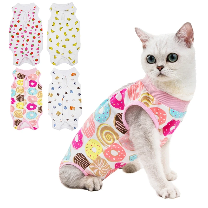 Bavlnené mäkké domáce zvieratá odstavenie oblečenia pre malé psie kombinézy proti liknutiu chirurgie na zotavenie Care Cloysy Clothing Puppy Kitten Outfits