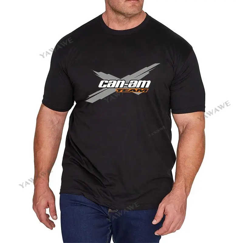 Bavlnené módne tričko Funny Print Can Am Off Road BRP ATV Commander UTV Outlander Pánske luxusné tričko Trénerové tričká Tops Tops