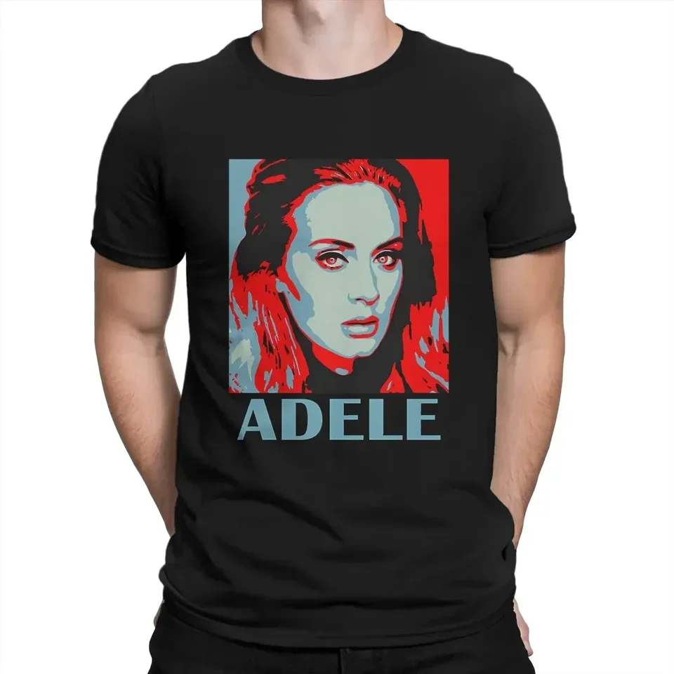 Bavlnené tričko Humor Humor Top kvalitné darčeky narodeniny Oficiálne Terchandise of Adele Men Tshirt A-Adele Singer o krk krátke rukávy 100%
