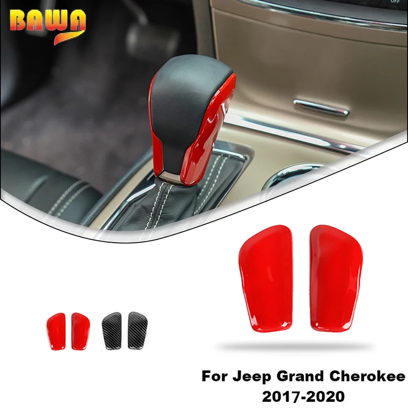 BAWA ABS CAR GEAR SHIFTER DECORÁCIA ODDELENIA DEEP GRAND CHEROKEE 2017 2018 2019 2020 Interiérové ​​príslušenstvo