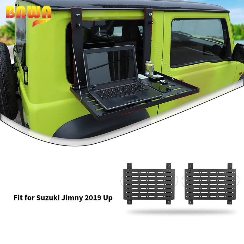 Bawa hliníková zliatina Zložiteľná sklenená sklenená bielizeň pre skladovací stojan pre Suzuki Jimny 2019 2020 2021 2022 2023 2024 Príslušenstvo