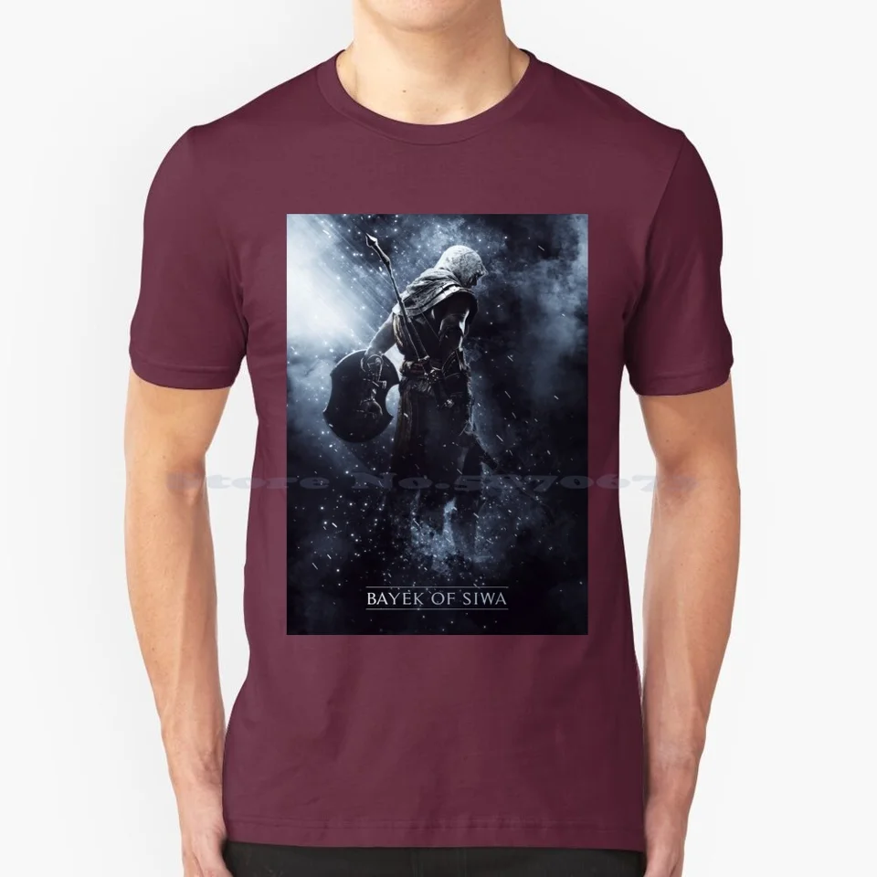 Bayek zo Siwa T tričko 100% bavlnené tričko Bayek zo Siwa Desmond Miles Ezio Haytham Kenway Edward Bayek Evie Frye Jacob Shay Cormac