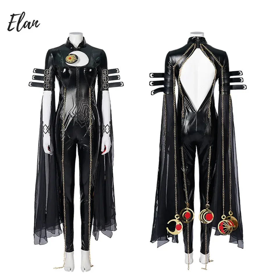 Bayonetta Cosplay kostým kostýmy BodySuit Woman Bayonetta Blaco Screcksuit Halloween kostým s rukavicami čelenka Bayoneta Cosplay Outfit