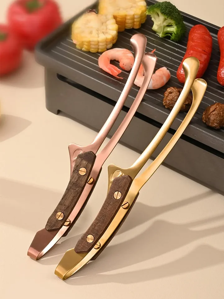 BBQ Food Tongs Grilova Clips Outdoor Grilling Steak Clamp Pekávo