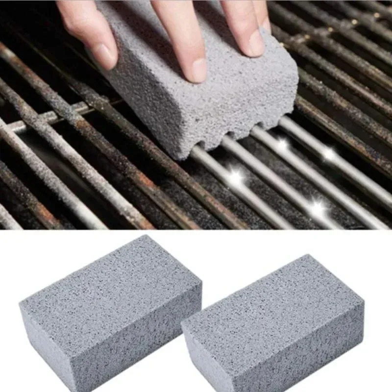 BBQ Grill Cleaning Brush Brick Block Block Cleaning Stone Pumace Tehla pre grilovanie stojan vonkajšia kuchyňa BBQ Tools mangal
