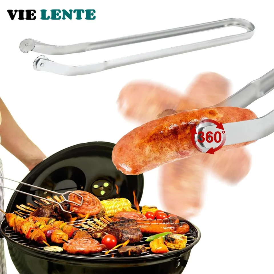 BBQ klobásy otáčanie kliešte Kuchyňa Kuchyňa v rožku v rožku