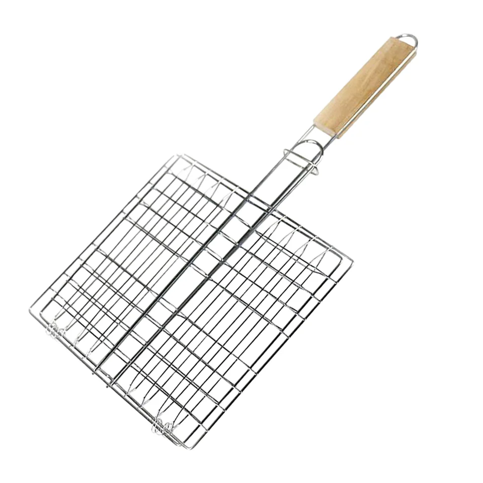 BBQ Net grilovaná rybia kempingová kempingová košík na grilovanie