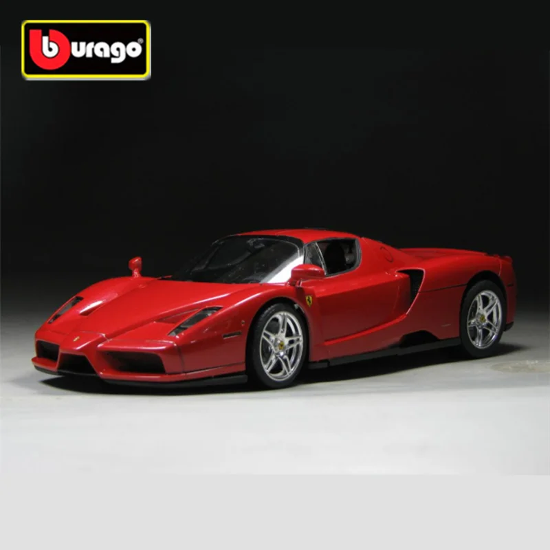 Bburago 1:24 Ferrari Enzo zliatiny športový automobil Model Diecast Metal Racing Car Model Vysoko simulačná zbierka Zbierka detských hračiek Darček