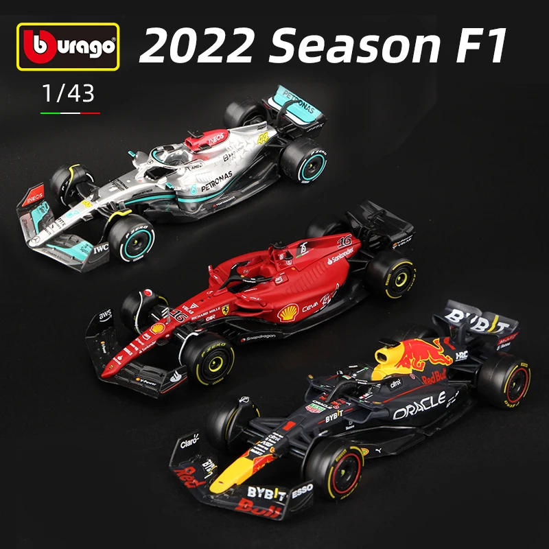 BBURAGO 1:43 2022 Sezóna F1 Modely RB18 W13 MCL36 F1-75