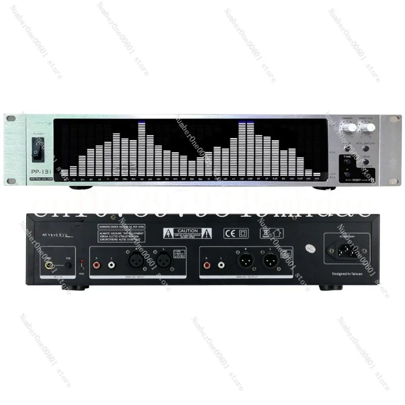 BDS PP-131 RACK MONTOVANÉ 2U SPECTRUM DISPLET EKLADÍVNA AUDIO ADOMPLIFIKÁLNA SPEKTRUM Analyzátor LED Fázové napájacie napájanie