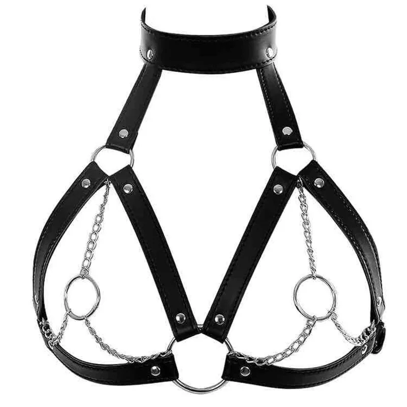 BDSM fetish otroctvo goliera Body postroj Sex Hračky pre dospelé výrobky pre páry sexuálne otroctvo reťaz reťaz Slave prsia Žena