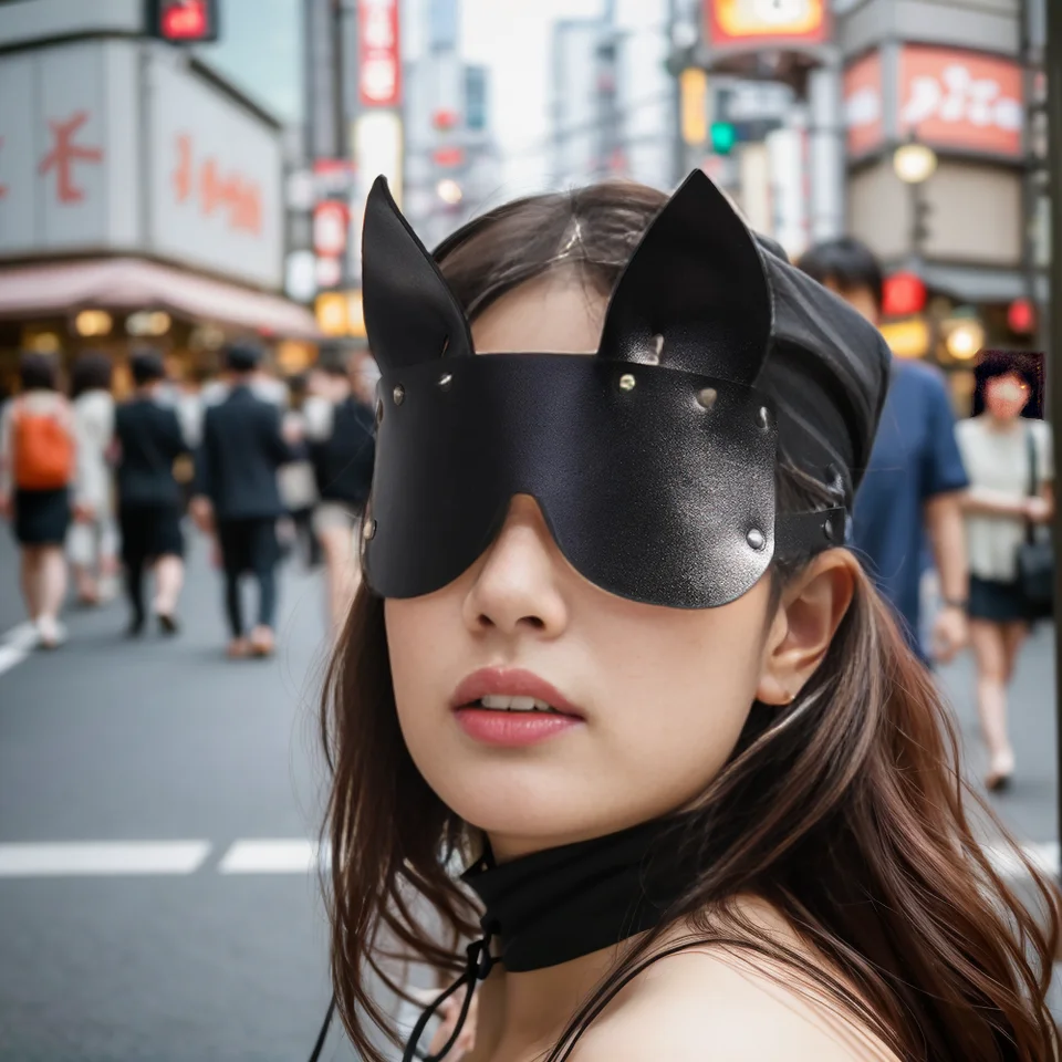 BDSM Maska Sex Bondage Dospelá hra pre páry kožené postroje masku kostýmy pre ženy Men Men Cosplay hračky na tvár Masky produkt