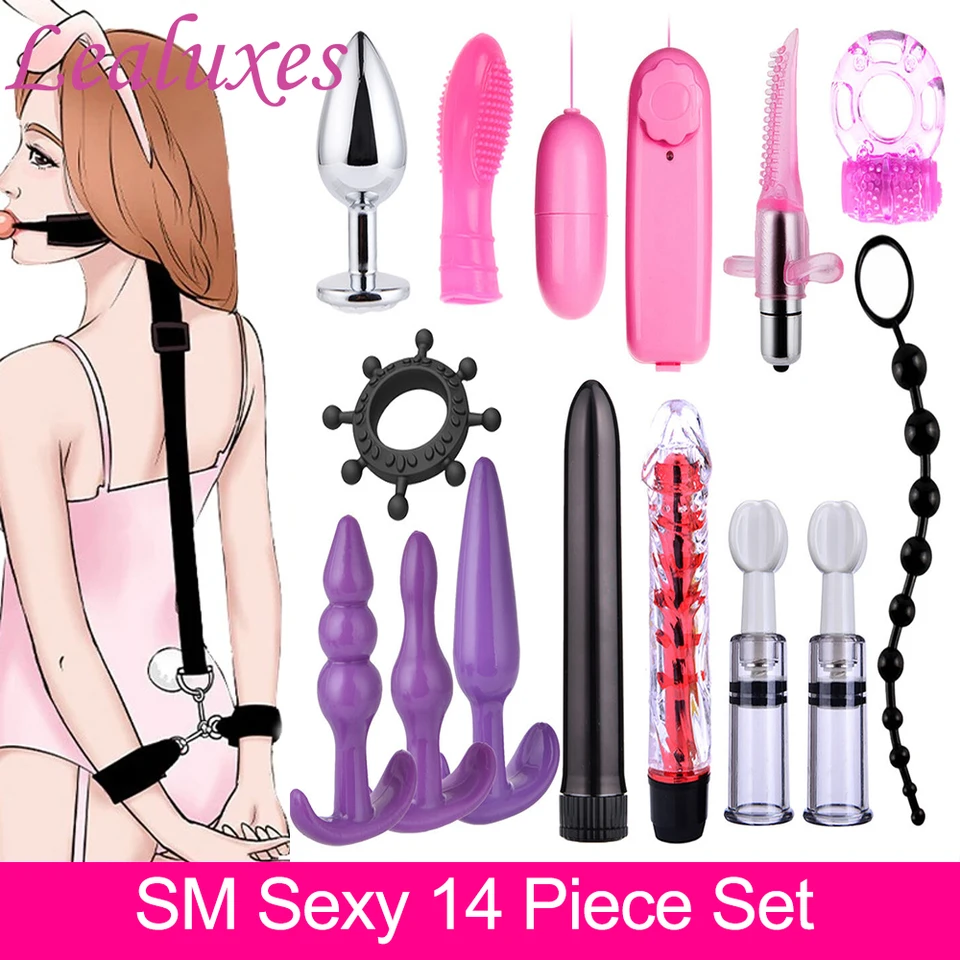 BDSM súpravy Exotické otroctvo postele Sada exotických sexuálnych hračiek pre dospelých hier kožené putá Whip gag bradavky svorky žien sex Produkty
