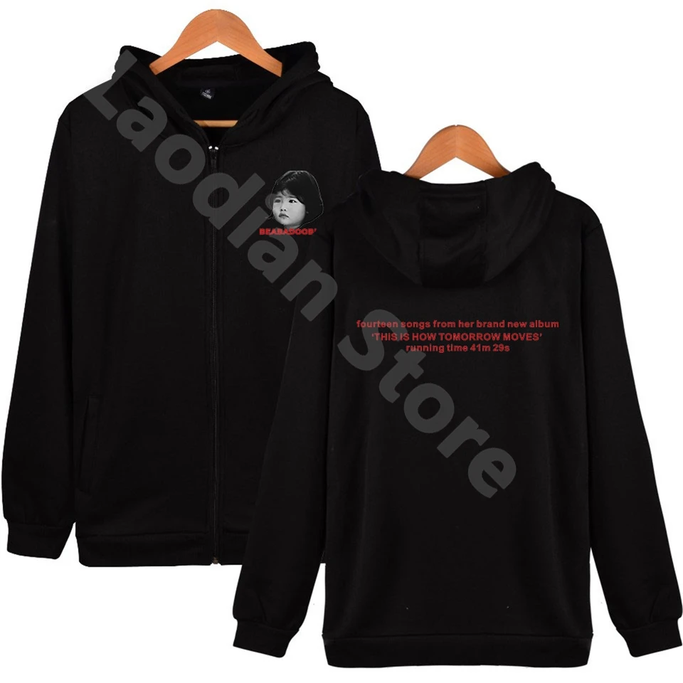 BeaBadoobee Zip Up Hoodie That How Tomorrow Move Album Zipper mikina Men Dámske oblečenie Streetwear Zips s kapucňou bunda