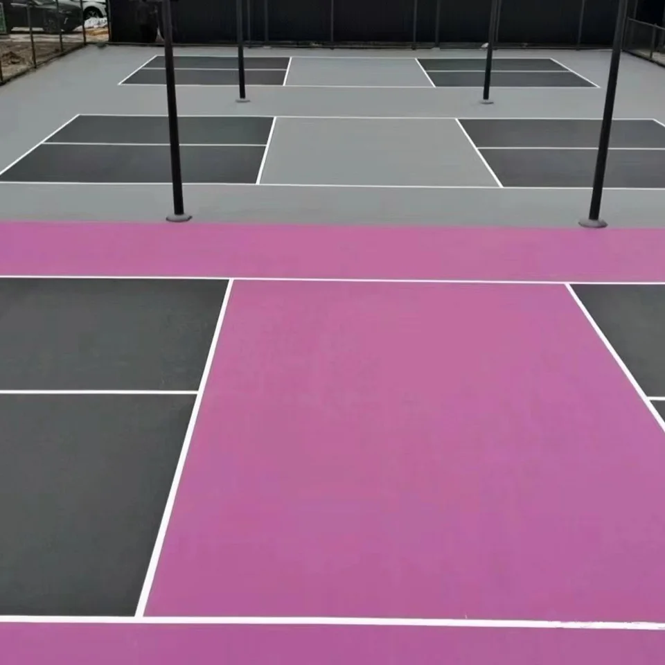BEABLE OUTDOROUR ŠPECIÁLNA PROFESIONAT MAT pre viacšportový pickleball basketbal tenisový volejbalový kurt PVC Flooring povrch