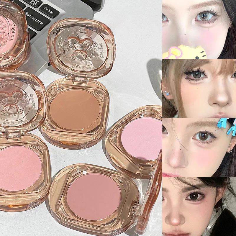 Bear Blush matná hmla tvár bez fly fly biele biele rozjasnenie červenajúca červenajúca základňa Blush Blush Blush Blush